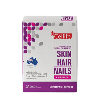 Cellife Skin Hair Nails+Collagen 30 TABLETS (EXPORT ONLY)