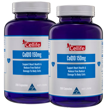 Cellife CoQ10 150mg 200s *2 bottles