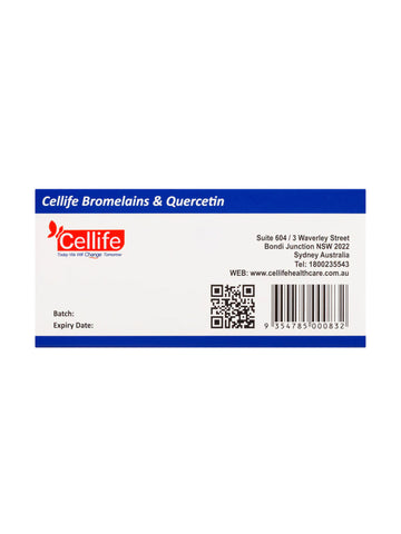 Cellife Bromelains & Quercetin 60s