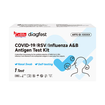 Cellife 4-in-1 COVID19/RSV/Influenza A&B Test Kit 1 Pack