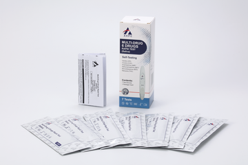 AHPC 6-Drug Oral Fluid Rapid Test – OPI/COC/AMP/MET/BZO/THC