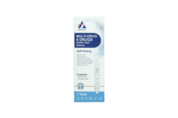 AHPC 6-Drug Oral Fluid Rapid Test – OPI/COC/AMP/MET/BZO/THC