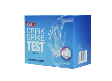 Cellife Drink Check Test – Ketamine, Flunitrazepam & GHB – 10 Tests