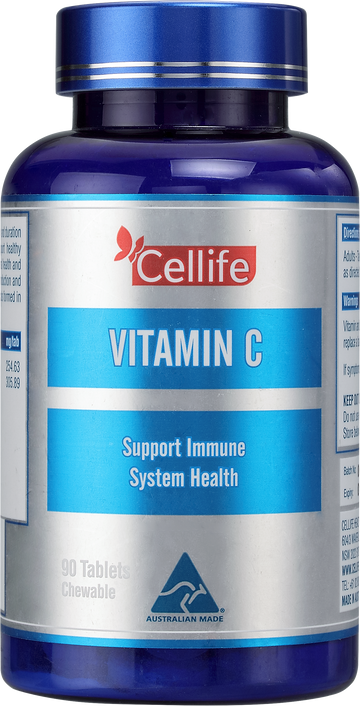 Cellife Vitamin C Chewable 550mg (90 Tablets)