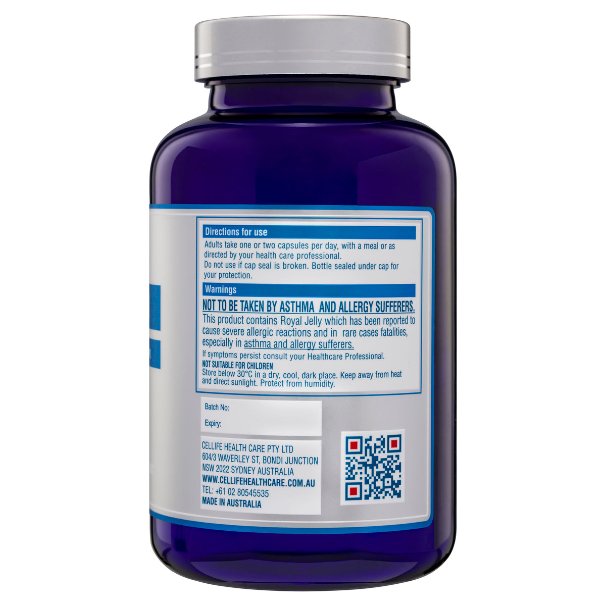 Cellife Royal Jelly 1000mg 200s – Cellife Health Care Australia