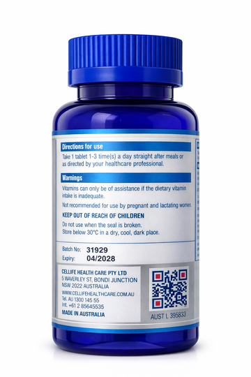 Cellife RRR Boost NAD Formula (60 Tablets)
