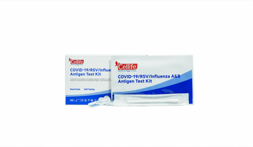 Cellife 4-in-1 COVID-19, RSV & Influenza A/B Rapid Antigen Test Kit