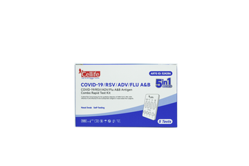 Cellife 5-in-1 COVID-19, RSV, Influenza A/B & Adenovirus Rapid Antigen Test