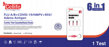 Cellife COVID-19 / Flu A / Flu B / RSV / ADV / HMPV (6-in-1) (TGA Pending)