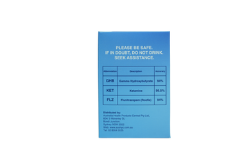 Cellife Drink Check Test – Ketamine, Flunitrazepam & GHB – 10 Tests