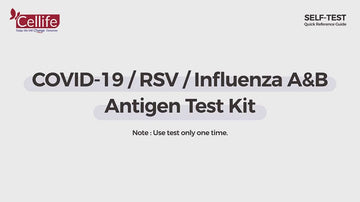Cellife Sars-CoV-2/RSV/influenza A/B Antigen Test Kit Single