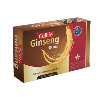 Cellife Ginseng 500mg 30 Capsules (Export only)